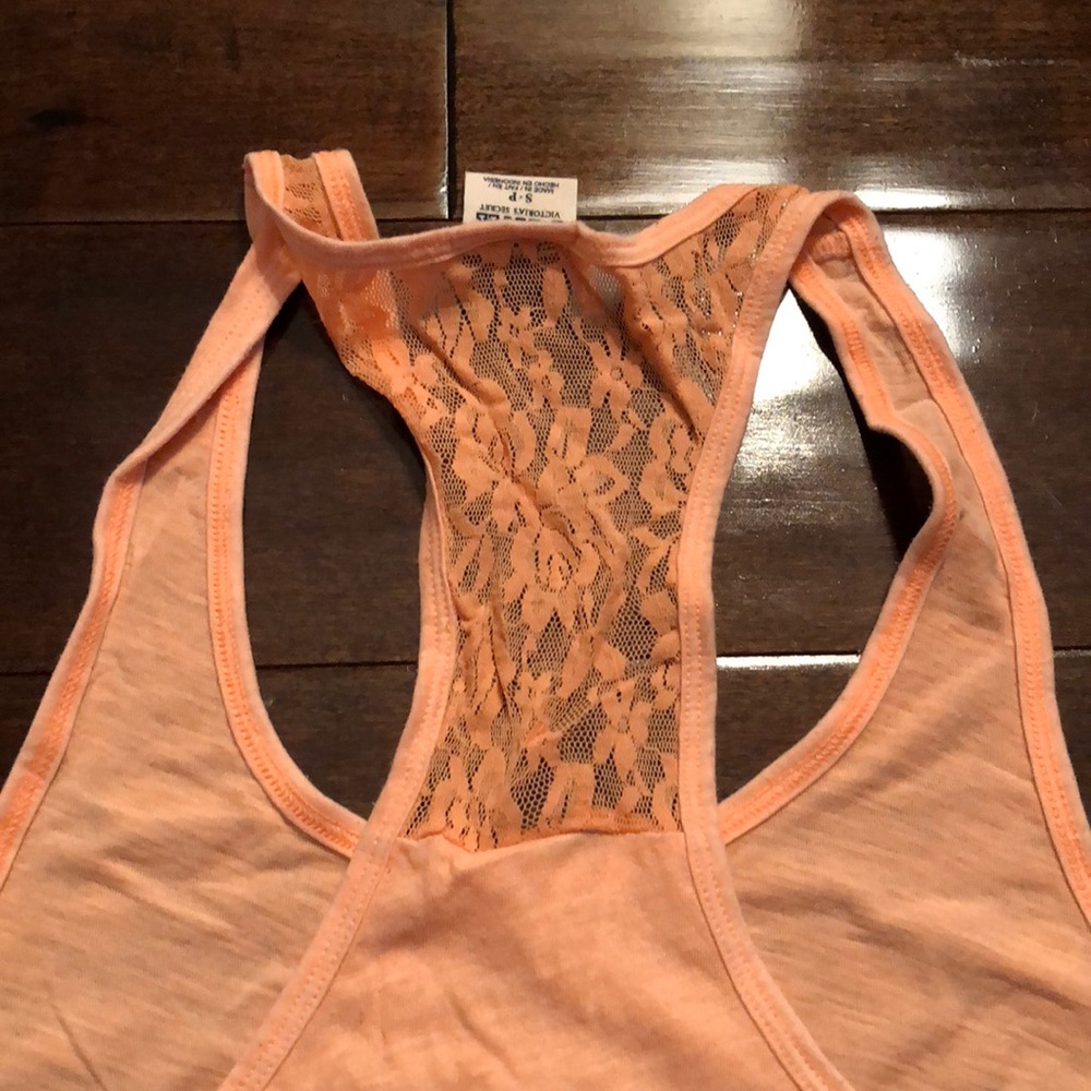 VS Pink Lace Racerback Tanks - Picture 7 of 7